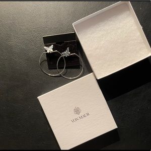 Silver Hoop Earrings